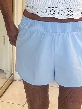 Calia by Carrie Underwood Light Blue Elastic Waist Athletic Shorts NWOT S